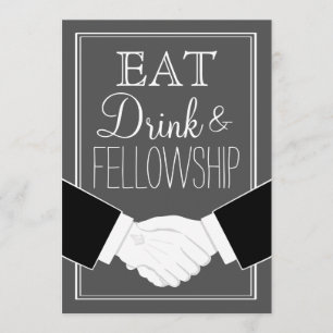 Moderne vrijmetselaar diner uitnodiging, aangepast kaart