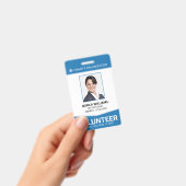 Moderne vrijwilligers-ID Badge (Handheld)