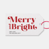 Moderne vrolijke en heldere cadeau Labels Cadeaulabel (Voorkant (Horizontaal))