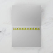 Moderne vrolijke kerstkaart feestdagen kaart (Binnen)