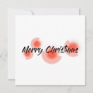 Moderne, vrolijke, speelse design "prettige kerst"