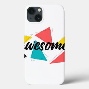 Moderne, vrolijke, trendy stadsontwerp van "Geweld iPhone 13 Hoesje