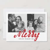 Moderne vrolijkheid | Vakantie 2 vierkante fotokaa Kaart (Voorkant)