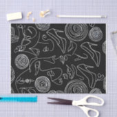 Moderne vrouw Abstract in lijn Tissuepapier (Craft)