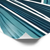 Moderne Vrouw Muscle Anatomy Art Perfect Poster (Hoek)