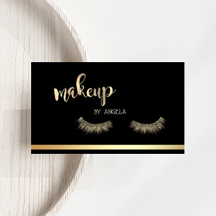 Moderne Vrouwelijke Elegante Frame, Gouden Glitter Visitekaartje