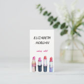 Moderne Vrouwelijke Professionals , Lippenstiften Visitekaartje (Staand voorkant)