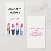 Moderne Vrouwelijke Professionals , Lippenstiften Visitekaartje (Voorkant / Achterkant)