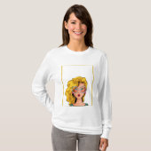Moderne Vrouwen wit T-shirt (Voorkant volledig)
