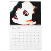 Moderne  vrouwendag kalender (Feb 2027)