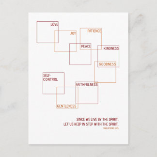 Moderne vruchten van het gedistilleerde ontwerp briefkaart