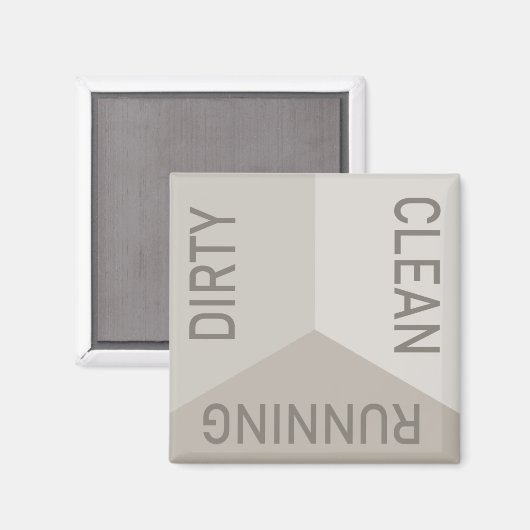 Moderne vuilnisbak met vuile reiniging omkeerbaar magneet (Voorkant / Achterkant)