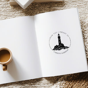 Moderne vuurtoren uit de bibliotheek van 	rubberstempel