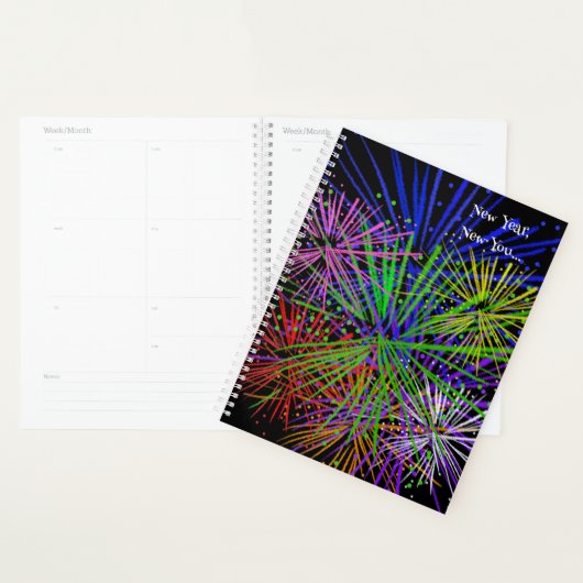 Moderne Vuurwerk Nieuwjaarsplanner Planner (Display)