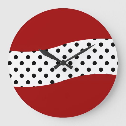 Moderne wanddecor-klok grote klok (Voorkant)