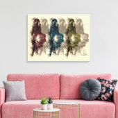 Moderne wanddecoratie - gewikkeld canvas (Insitu (Woonkamer))