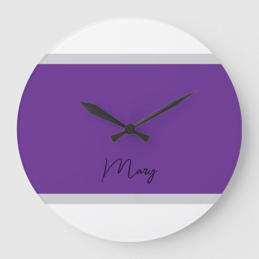 Moderne wandklok grote klok (Voorkant)