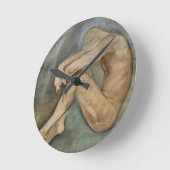 Moderne wandklok ronde klok (Hoek)