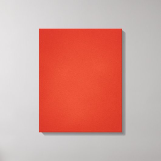 Moderne Warm Red Grainy Texture Canvas Afdruk (Voorkant)