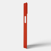 Moderne Warm Red Grainy Texture Case-Mate iPhone Case (Achterkant / Rechts)