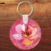 Moderne warme kleur  sleutelhanger (Achterkant)