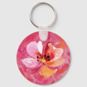 Moderne warme kleur  sleutelhanger (Achterkant)