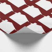 Moderne warming-cadeaupapier cadeaupapier (Hoek)