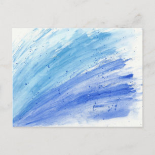 Moderne Water Color Splash Briefkaarten