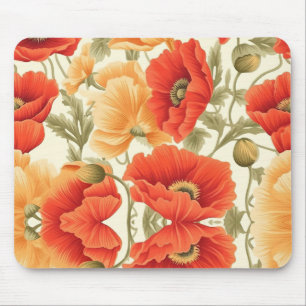 Moderne Watercolor Bloemen Muismat