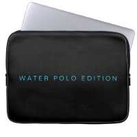 Moderne Waterpolo Edition Typografie