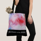 Moderne waterverf aangepaste tekst gepersonaliseer draagtas (Dichtbij)