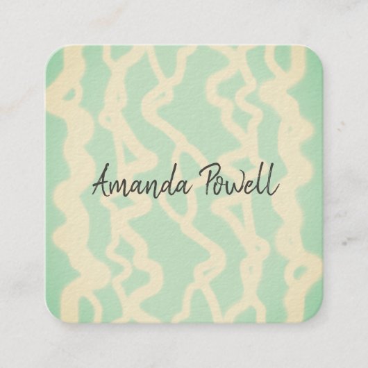 moderne waterverf aangepaste visitekaartjes sjablo (Voorkant)