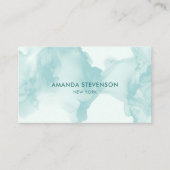Moderne waterverf abstract visitekaartje (Voorkant)