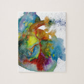 Moderne Waterverf anatomisch hart Legpuzzel (Verticaal)