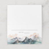 Moderne Waterverf Berglandschap (Buitenkant ongevouwen)
