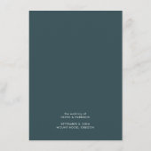 Moderne Waterverf Berglandschap Menu (Achterkant)