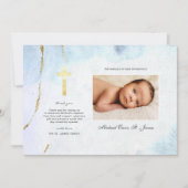 Moderne Waterverf | Blauw- en goudblauw (Voorkant)