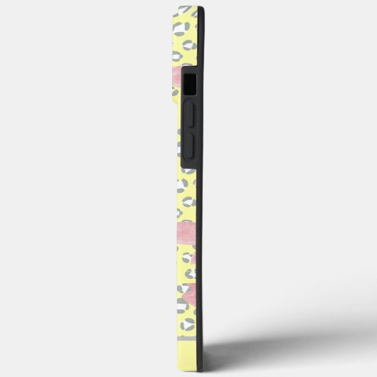 Moderne Waterverf bloemen en dierenprint Case-Mate iPhone Case (Achterkant / Links)