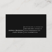 Moderne Waterverf Blot Visitekaartje (Achterkant)