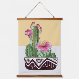 Moderne Waterverf Cactus Garden Art Hangend Wandkleed