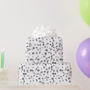 Moderne Waterverf Dalmatische vlekpatroon Cadeaupapier