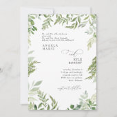 Moderne Waterverf Eucalyptus Beide sets ouders Kaart (Voorkant)