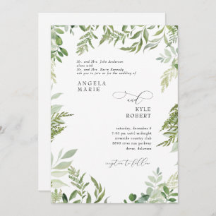 Moderne Waterverf Eucalyptus Beide sets ouders Kaart