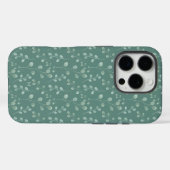 Moderne Waterverf Eucalyptus Green gepersonaliseer Case-Mate iPhone Case (Achterkant (horizontaal))