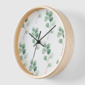 Moderne Waterverf Eucalyptus Green Pattern (Hoek)