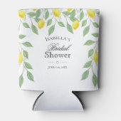 Moderne Waterverf Floral Boho Vrijgezellenfeest Blikjeskoeler (Voorkant)