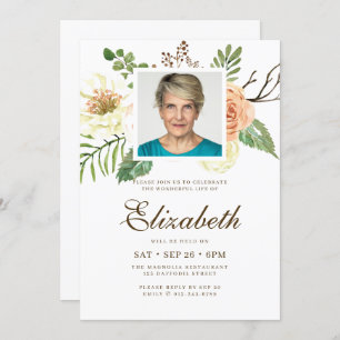 Moderne Waterverf - Floral fotografering van het l Kaart