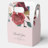 Moderne Waterverf Floral Rustic Wedding Bedankdoosjes (Geopend)