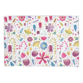 Moderne Waterverf - Floral schilderen Kussensloop (Voorkant-Links)