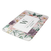 Moderne waterverf florale elegant badmat (Gekanteld)